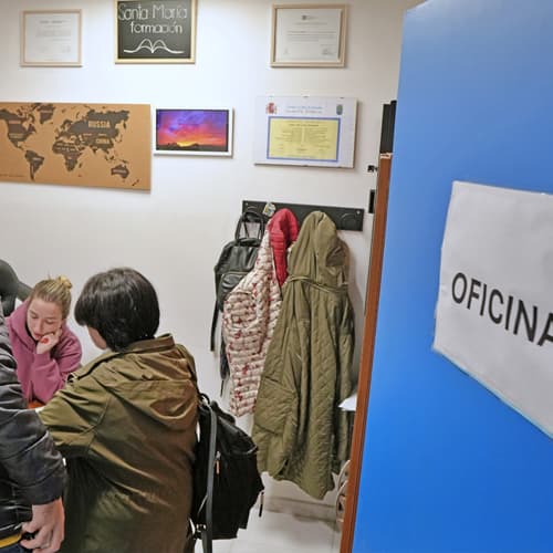 Instalaciones del centro de formación en Pontevedra